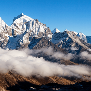 Breathtaking views of Everest