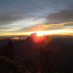 5:45M dawn from acatenango volcano