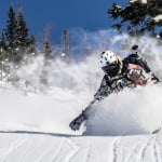 Mamay valley lodge. Deep powder and with nice view at Baikal Lake