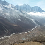 Dingbuche View from Nagkar Tshang Peak (5,616m)