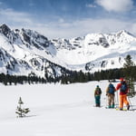 Aradan. Red lake - backcountry camp.