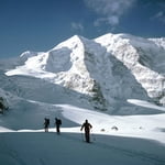 Piz Bernina Ski Touring, Alps