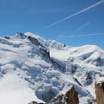 Arete des Cosmiques, up via Mont Maudit, down via Le Nid d'Aigle, Cosmic ridge, Mont Blanc (4 810 m / 15 781 ft)