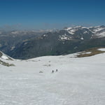 North West ridge, Alps