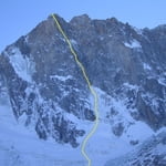 Сolton-McIntyre Route, Grandes Jorasses (4 208 m / 13 806 ft)