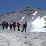 Ojos del Salado (6893 m / 22614 ft). Chile