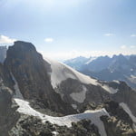 via Col de la Girose, Le Rateau (3 809 m / 12 497 ft)