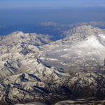 Elbrus Massif Aerial View