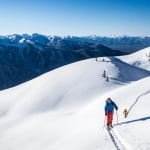 Mamay valley lodge. Deep powder and with nice view at Baikal Lake