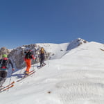 Alpine skitour in april