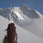 View from the Mt. Meru slopes