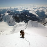 Route via Tomskie nochevki camp/Delone pass, Belukha (4 506 m / 14 784 ft)