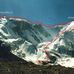 Travers, Marble Wall Peak (6 435 m / 21 112 ft)