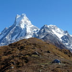 Mardi Himal - Machhapuchchhre on the behind