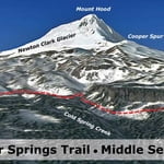 Cooper Spur Route, Mount Hood (3 429 m / 11 250 ft)