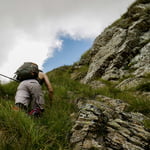 One of the lower sequences ascending Kabas peak