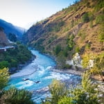 Chhuzom is the confluence of the Paro Chhu ( river ) and Thimphu Chhu ( river )