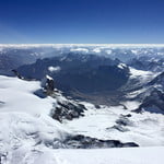 View towards Zanskar and Kisthwar range.