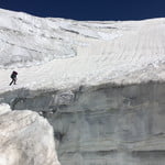 Crevasses enroute Camp I