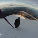 Roped at Pico de Orizaba Jamapa glacier