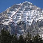 East Face, Mount Kidd (2 958 m / 9 705 ft)