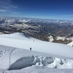 Looking down towards Camp 3.