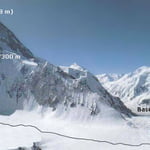 via Japanese Couloir, Gasherbrum I (8 080 m / 26 509 ft)