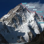 Abruzzi Spur, K2 (8 611 m / 28 251 ft)