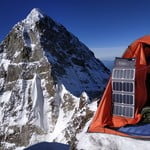 Camp near the northern peak of Ushba after passing the southern peak. Trekking-Experts