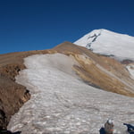 Round Mount Elbrus, Caucasus Mountains
