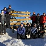 Summit Kilimanjaro by University Group from USA, climbed through Machame.