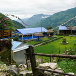The lodge where we stay at Tolka