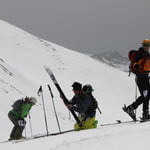 The photos are from our ski touring trip 