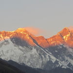 Everest Sunset View from Tengbuche 