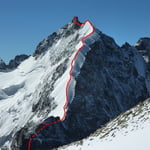 Piz Bernina - Bianco ridge
