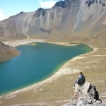 Iztaccihuatl 5254 m  & Nevado de Toluca 4630 m
