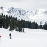 Aradan. Red lake - backcountry camp.