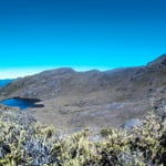 Vista hacia Cerro Chirripo, Montaña mas alta de Costa Rica.