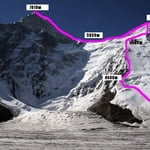 North-East Rib, Khan Tengri (7 010 m / 22 999 ft)