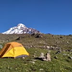 Climbing Mount Kazbek from Georgia