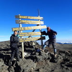 Mount Kilimanjaro - the roof top of Africa - Uhuru Peak 5895m asl