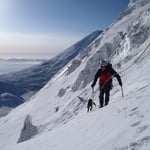 Eastern Ridge, Krestovsky Volcano (4 057 m / 13 310 ft)