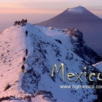 Climbing 2 high mountains  Iztaccihuatl and Pico de Orizaba
