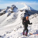 Climbing 2 high mountains  Iztaccihuatl and Pico de Orizaba