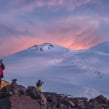Elbrus by fair means: the North-South traverse