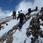 North Face, Damavand (5 671 m / 18 606 ft)