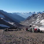 Round Mount Elbrus, Caucasus Mountains