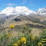  Iztaccihuatl 5254 m. and  Malinche 4400 m