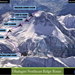 North East Ridge, Dhaulagiri (8 167 m / 26 795 ft)