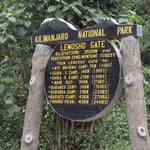 Begin mountaineering adventure trip, climbers  make registration at Lemosho gate